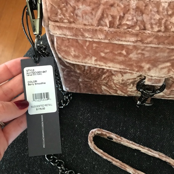 🚨NWT Rebecca Minkoff  Velvet Mini Mac Crossbody🚨 - Picture 3 of 7